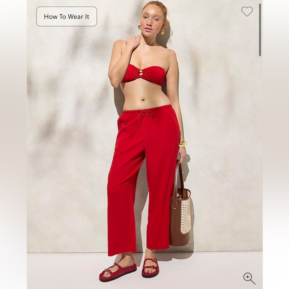 NWT! J.Crew Airy gauze beach pant. Large $89 - Picture 2 of 7